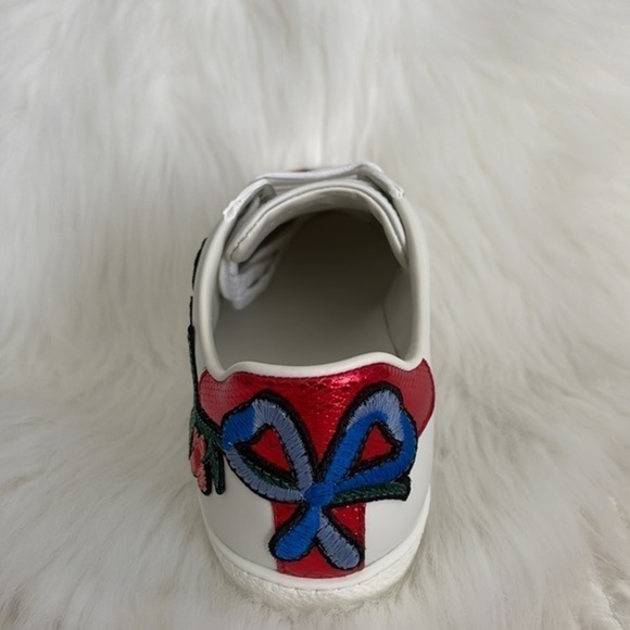 GUCCI‎ NEW soft Lam leather sneakers authentic 100% - Picture 5 of 15